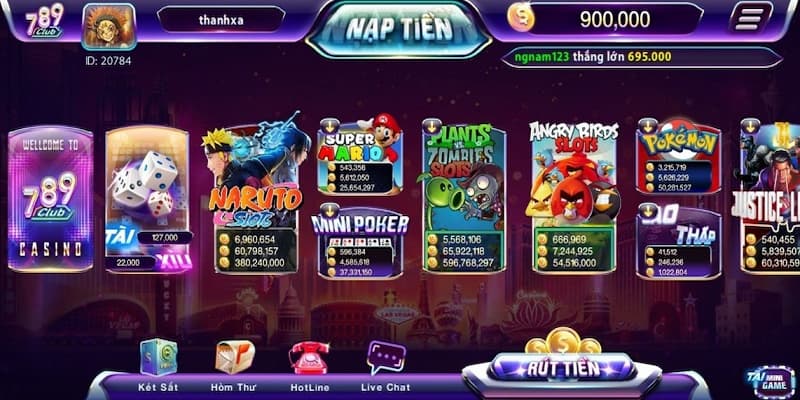 Giới thiệu 789Club – những tựa game hấp dẫn